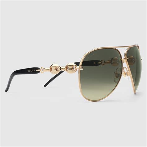 gucci matte gold aviator sunglasses|gucci aviator prescription sunglasses.